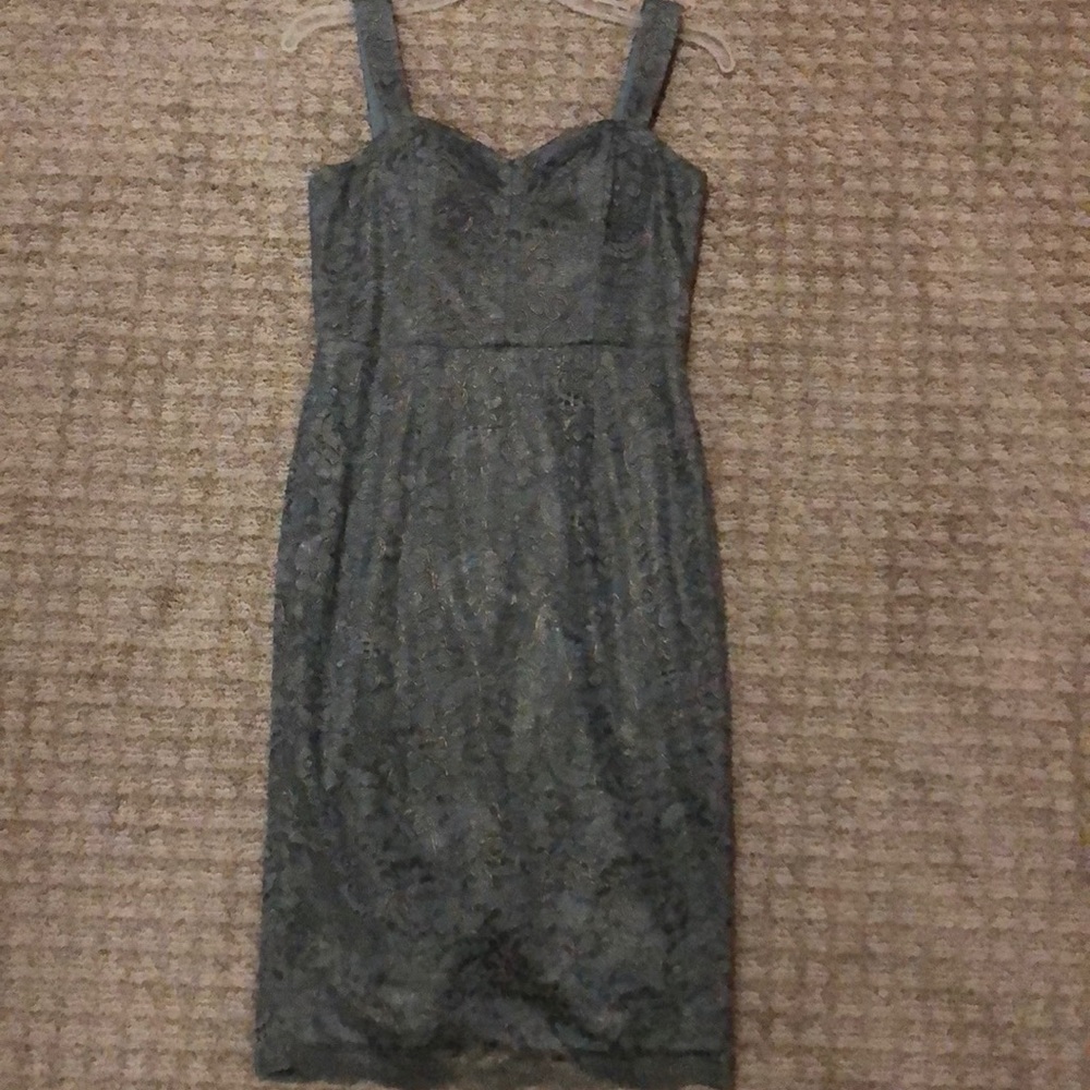 Adrianna Papell Lace dress size 2- sage/grey color from Nordstrom